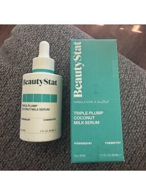 Beauty Stat Triple-Plump Coconut Milk Serum 1.7 oz. Full Size New in box